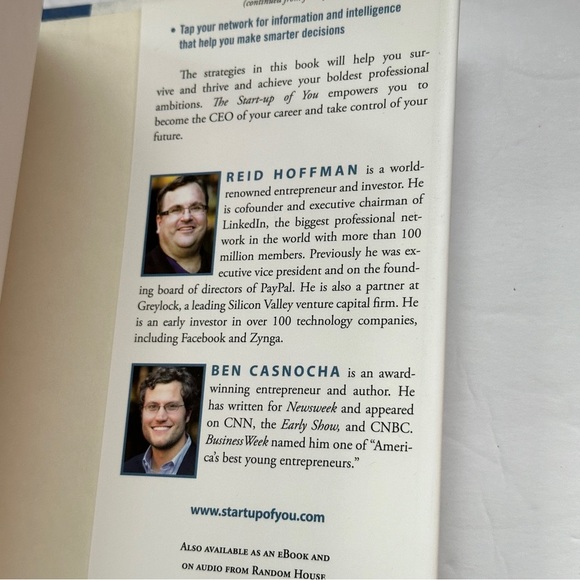 🟢 The Start-up of You by Reid Hoffman & Ben Casnocha | Business | HB - Picture 7 of 13